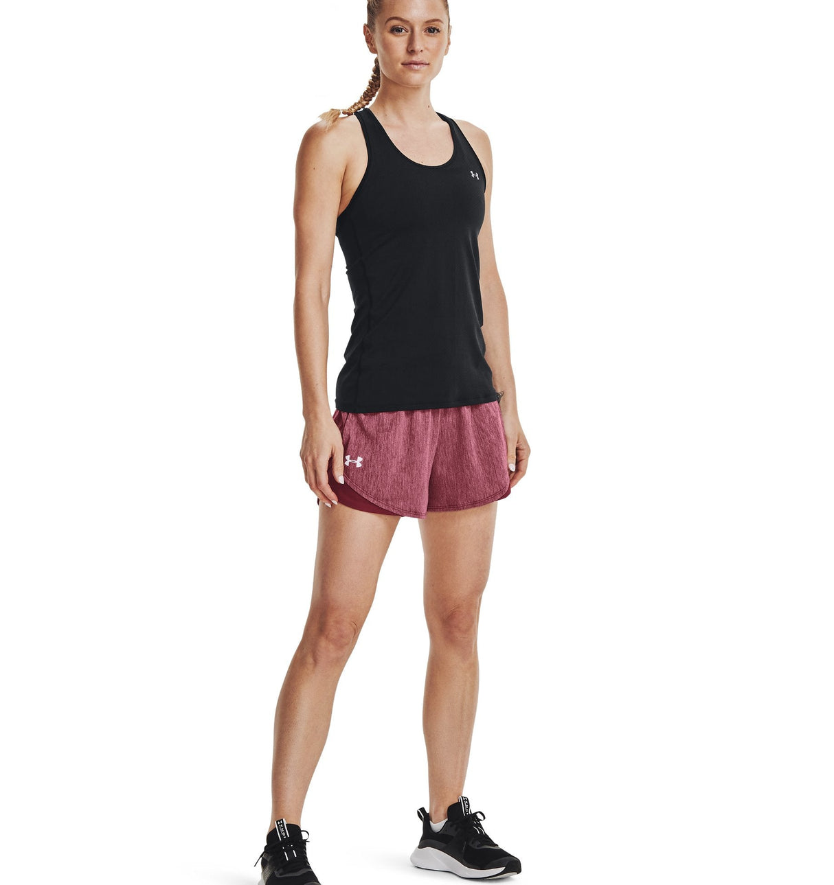 Under Armour Womens Play Up 3.0 Twist Shorts - Sweat-Wicking Apparel