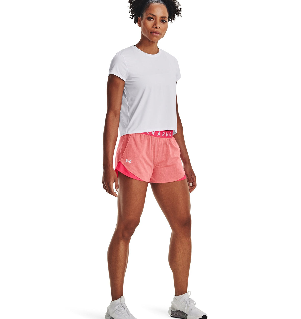 Under Armour Womens Play Up 3.0 Twist Shorts - Sweat-Wicking Apparel