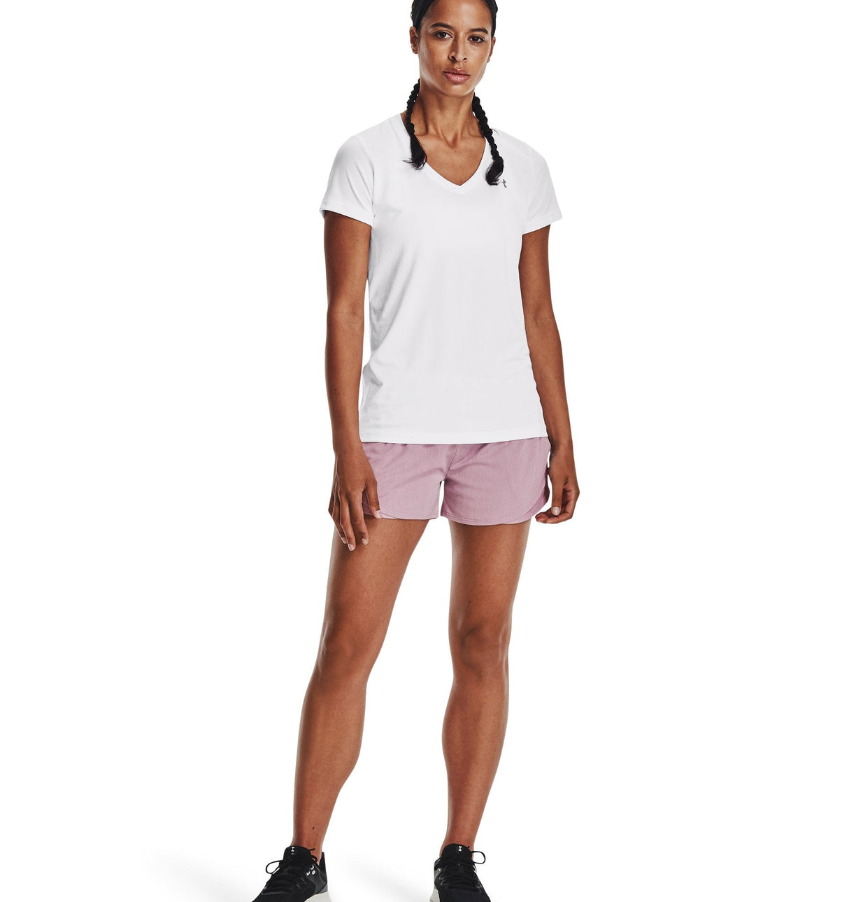 Under Armour Womens Play Up 3.0 Twist Shorts - Sweat-Wicking Apparel