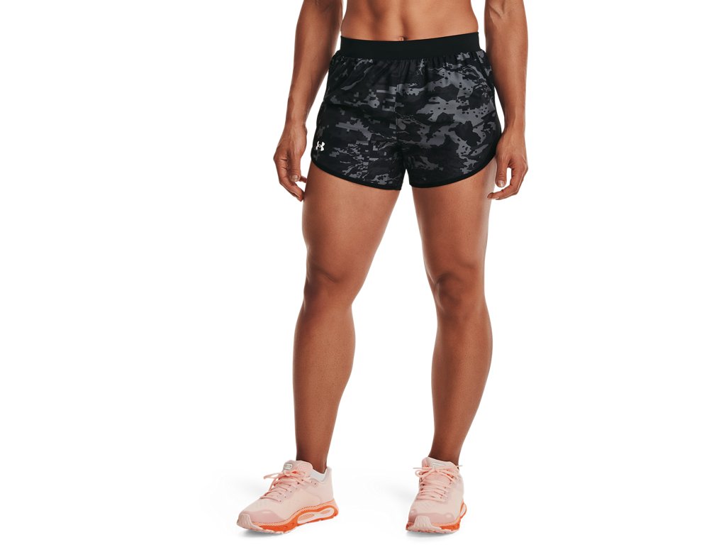 Under Armour Womens Fly-By 2.0 Printed Shorts Apparel - Super Breathable
