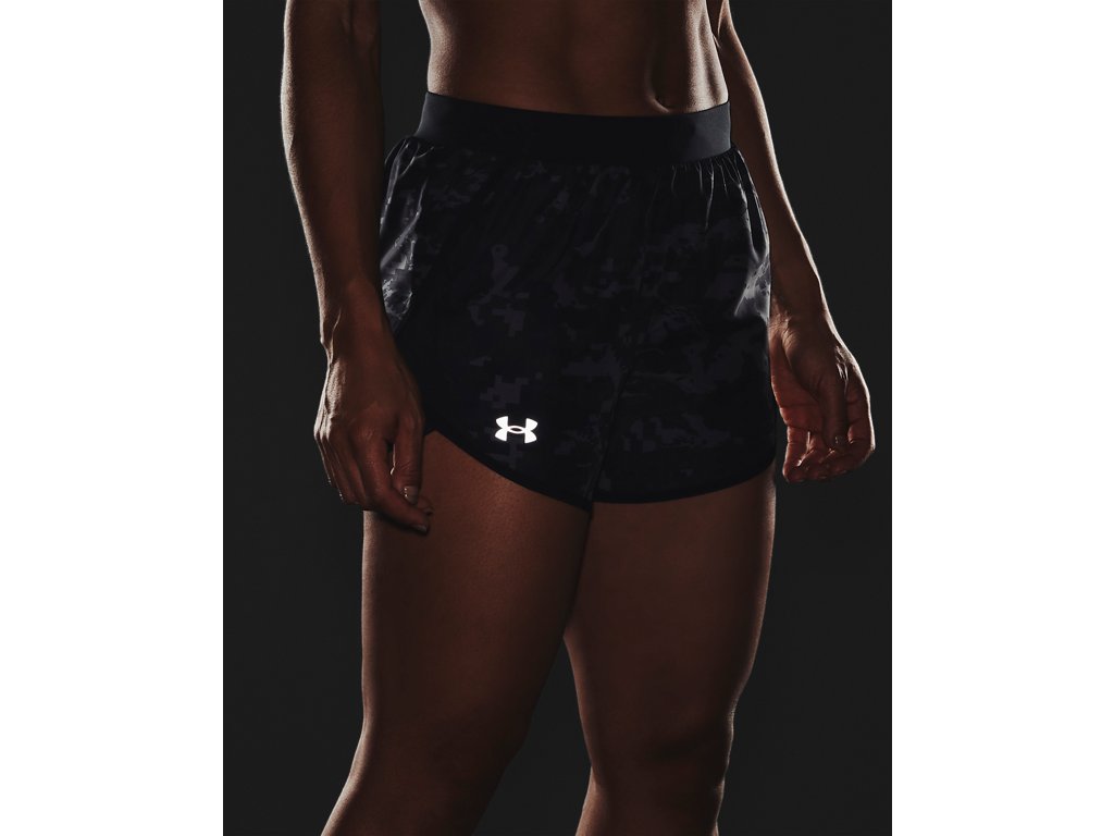 Under Armour Womens Fly-By 2.0 Printed Shorts Apparel - Super Breathable