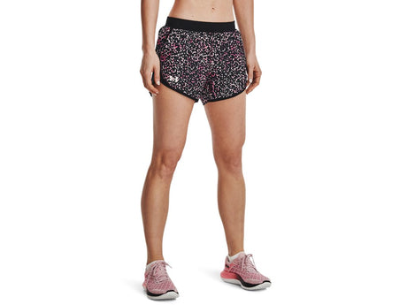 Under Armour Womens Fly-By 2.0 Printed Shorts Apparel - Super Breathable