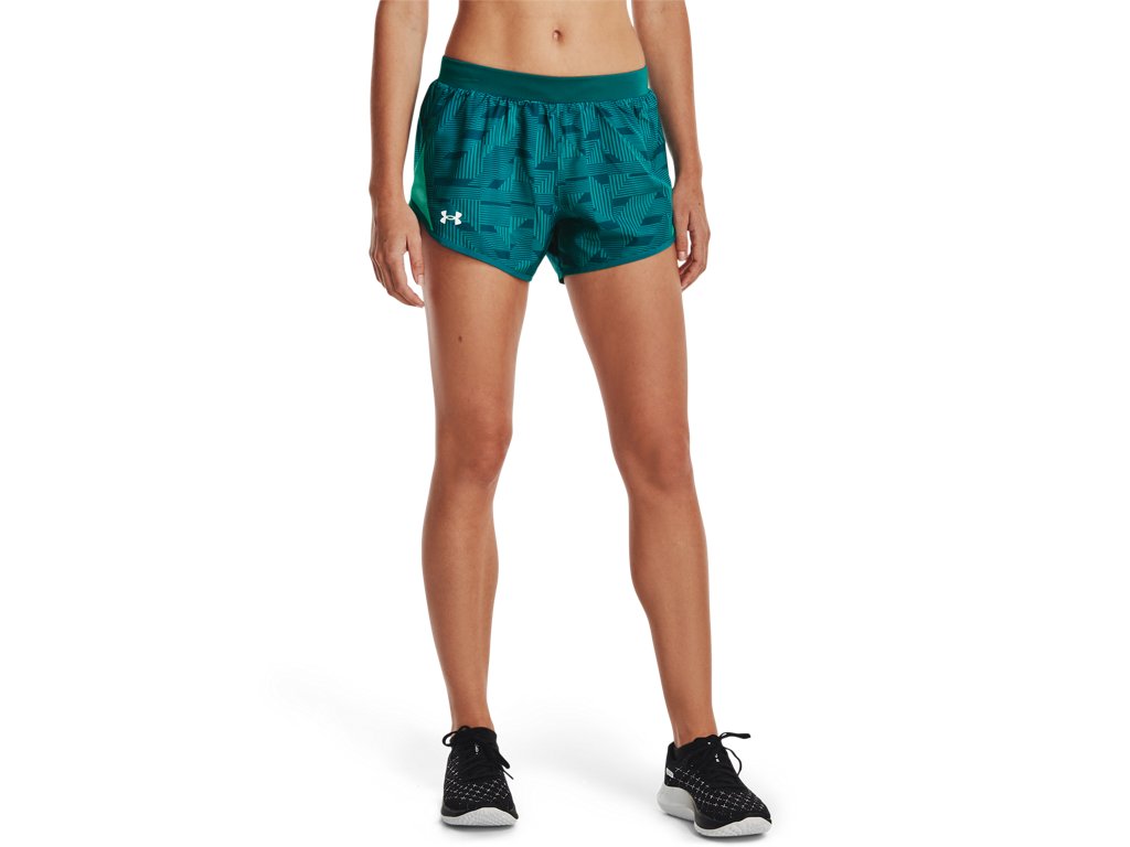 Under Armour Womens Fly-By 2.0 Printed Shorts Apparel - Super Breathable