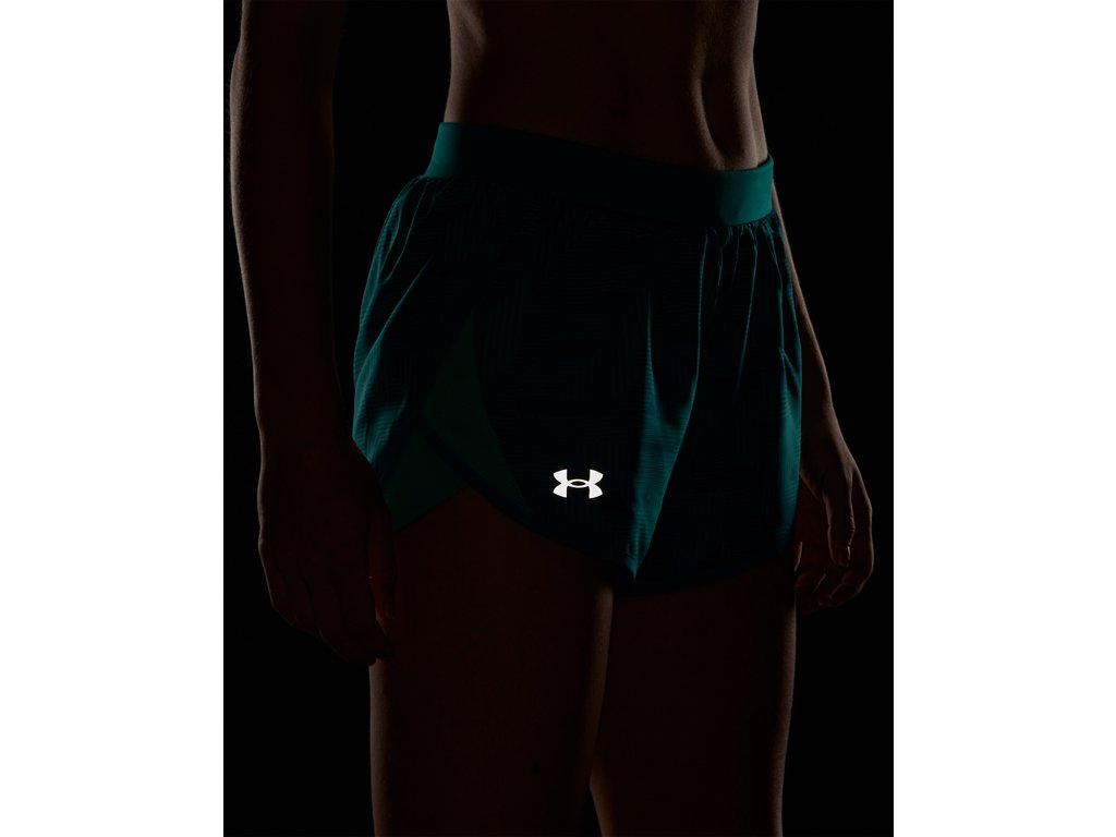 Under Armour Womens Fly-By 2.0 Printed Shorts Apparel - Super Breathable