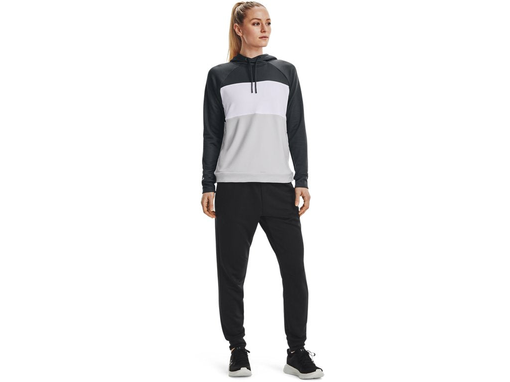 Under Armour Women's Qualifier Fleece Blocked Hoodie Apparel - Sweat Wicking