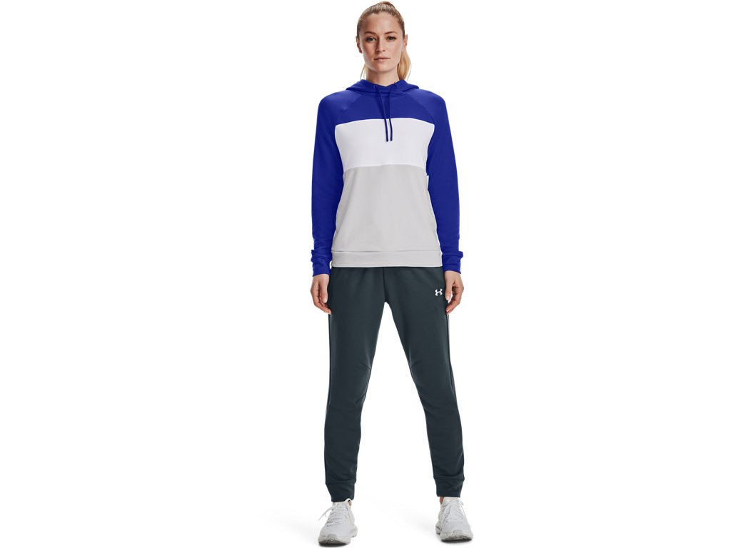 Under Armour Women's Qualifier Fleece Blocked Hoodie Apparel - Sweat Wicking