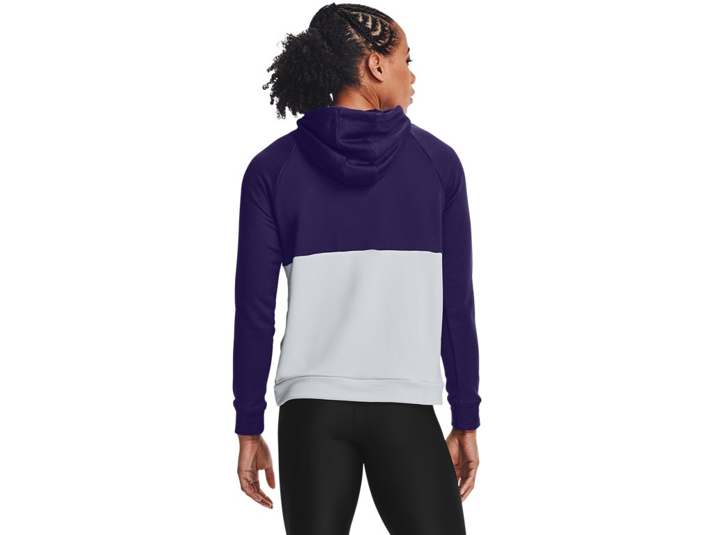 Under Armour Women's Qualifier Fleece Blocked Hoodie Apparel - Sweat Wicking