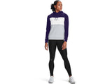 Under Armour Women's Qualifier Fleece Blocked Hoodie Apparel - Sweat Wicking