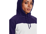 Under Armour Women's Qualifier Fleece Blocked Hoodie Apparel - Sweat Wicking