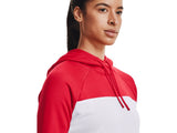 Under Armour Women's Qualifier Fleece Blocked Hoodie Apparel - Sweat Wicking