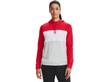 Under Armour Women's Qualifier Fleece Blocked Hoodie Apparel - Sweat Wicking