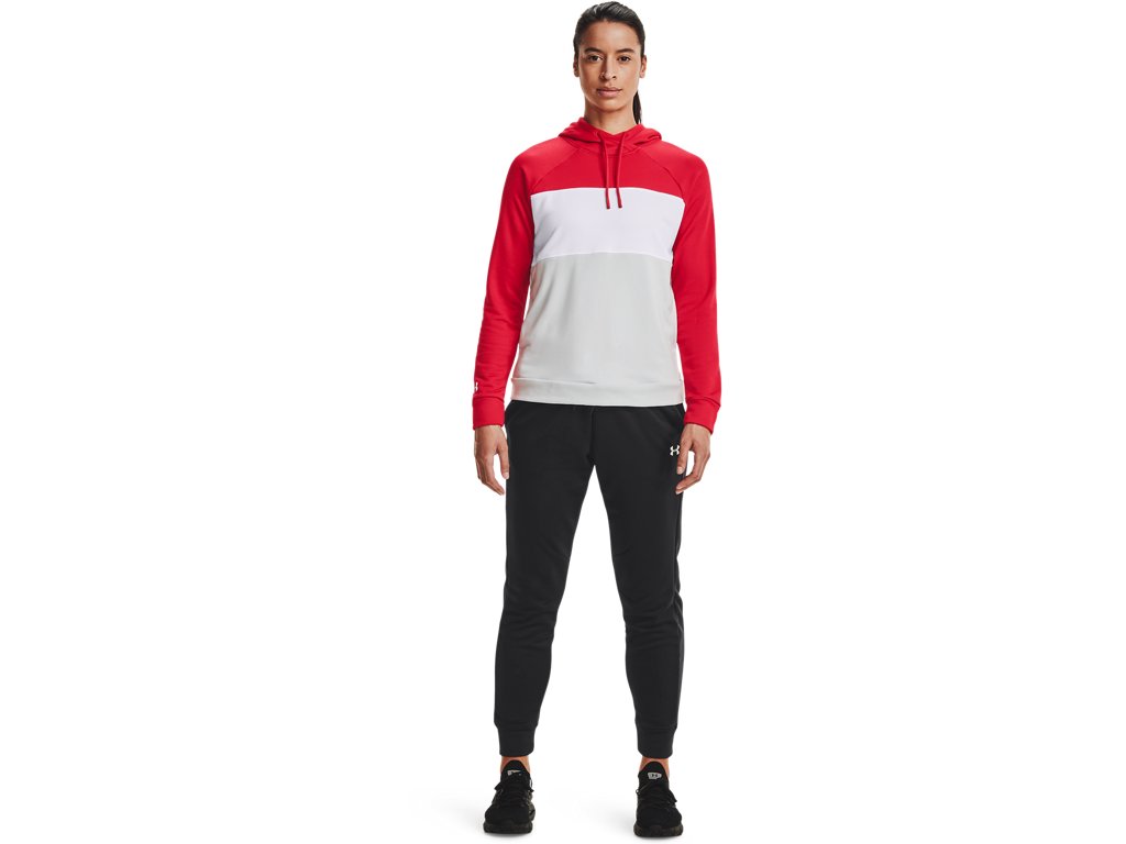 Under Armour Women's Qualifier Fleece Blocked Hoodie Apparel - Sweat Wicking