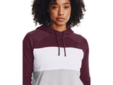Under Armour Women's Qualifier Fleece Blocked Hoodie Apparel - Sweat Wicking