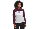 Under Armour Women's Qualifier Fleece Blocked Hoodie Apparel - Sweat Wicking