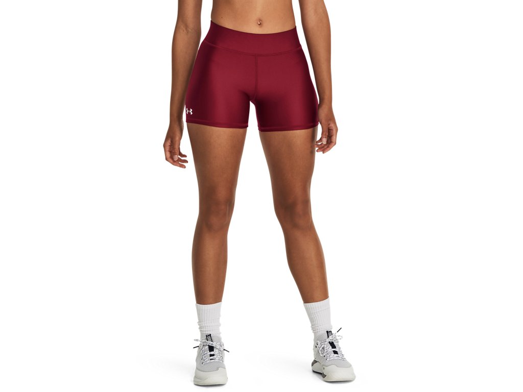 Under Armour Womens Team Shorty 4in Shorts - Super-Light HeatGear Fabric