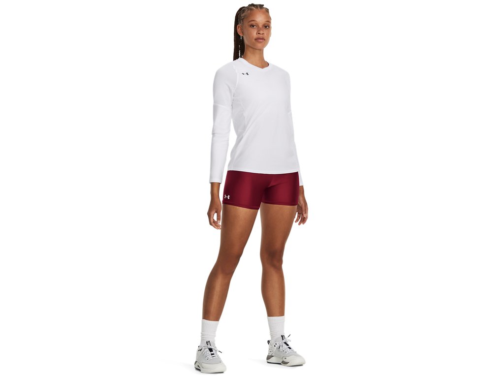 Under Armour Womens Team Shorty 4in Shorts - Super-Light HeatGear Fabric