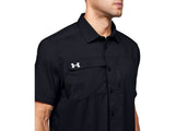 Under Armour Men's UA Motivator Coach's Button Up Shirt - Stain-Resistant and Breathable