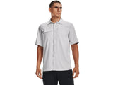 Under Armour Men's UA Motivator Coach's Button Up Shirt - Stain-Resistant and Breathable