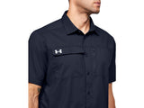 Under Armour Men's UA Motivator Coach's Button Up Shirt - Stain-Resistant and Breathable