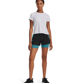 Under Armour Womens Play Up 2-in-1 Shorts - Sweat Wicking and Quick Drying