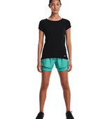 Under Armour Womens Play Up 2-in-1 Shorts - Sweat Wicking and Quick Drying