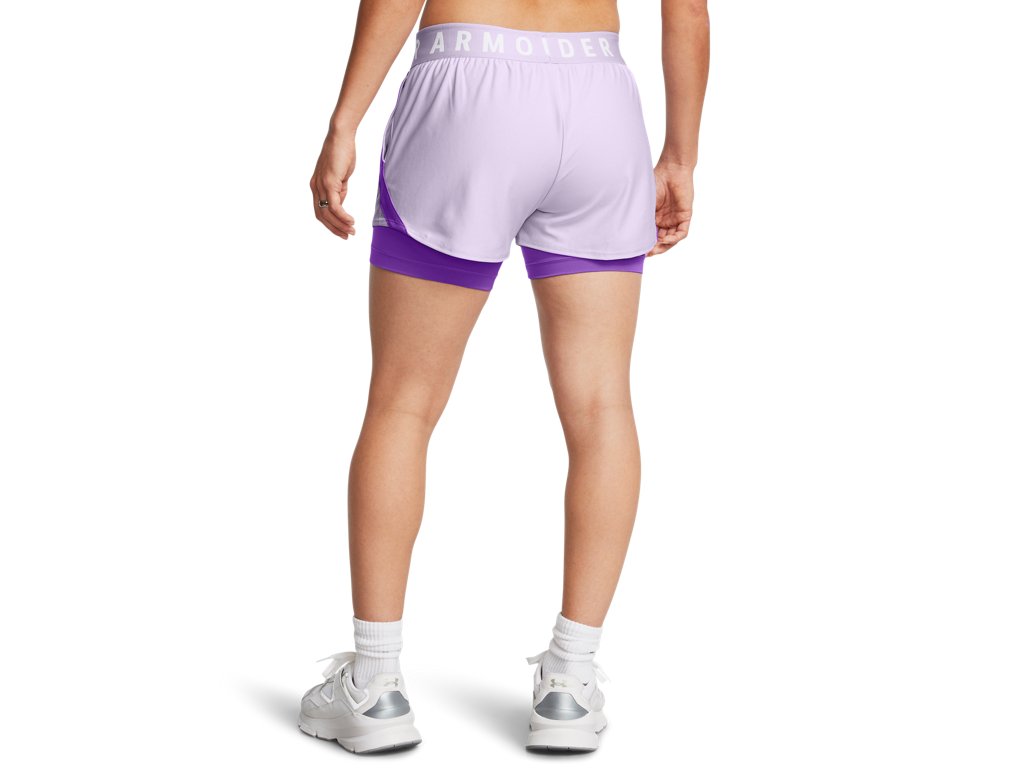 Under Armour Womens Play Up 2-in-1 Shorts - Sweat Wicking and Quick Drying