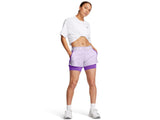 Under Armour Womens Play Up 2-in-1 Shorts - Sweat Wicking and Quick Drying