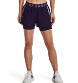 Under Armour Womens Play Up 2-in-1 Shorts - Sweat Wicking and Quick Drying