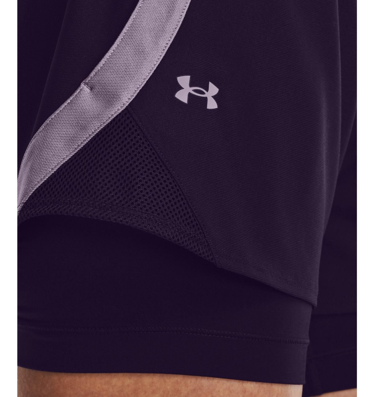 Under Armour Womens Play Up 2-in-1 Shorts - Sweat Wicking and Quick Drying