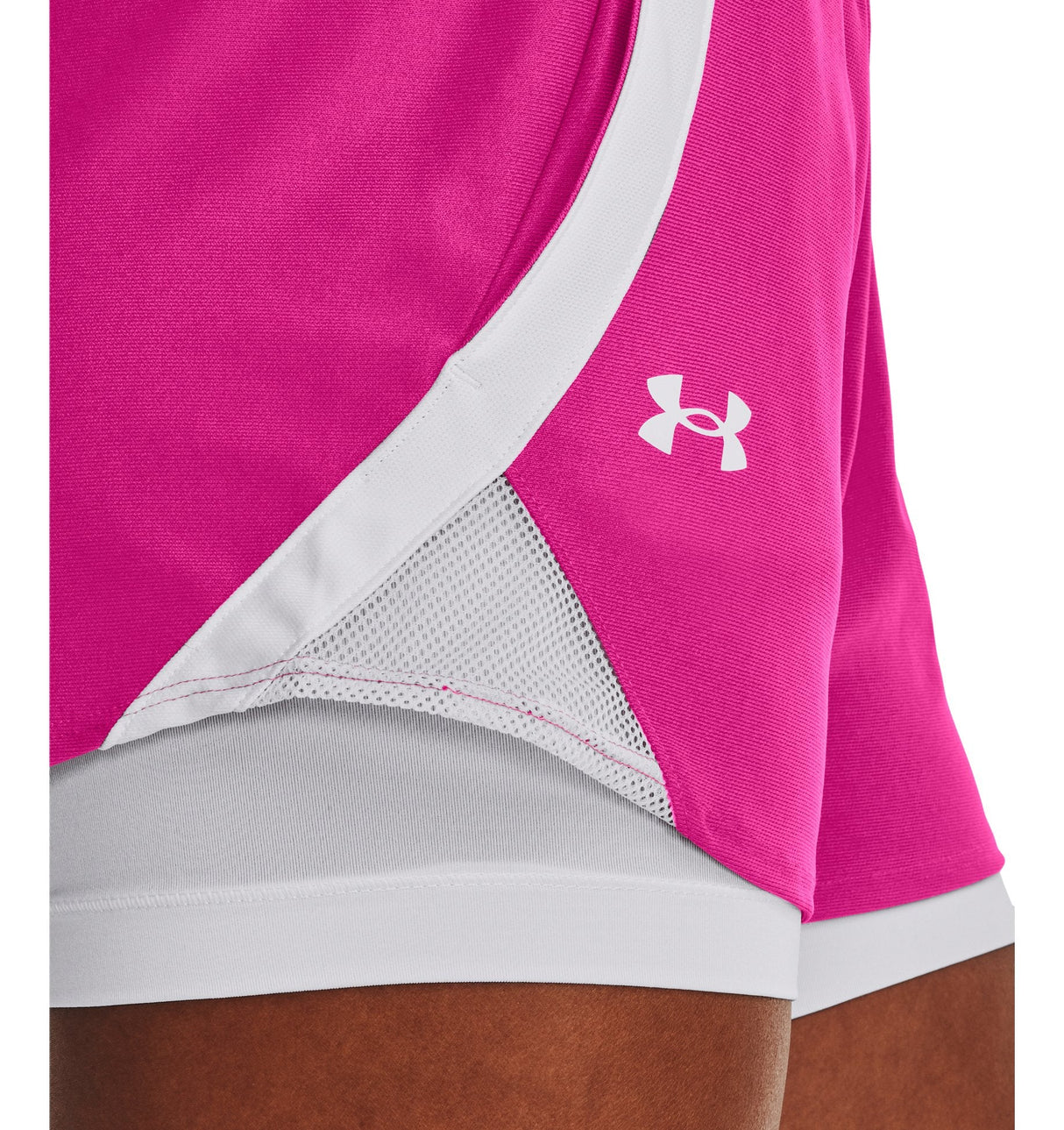 Under Armour Womens Play Up 2-in-1 Shorts - Sweat Wicking and Quick Drying