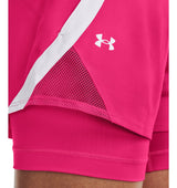 Under Armour Womens Play Up 2-in-1 Shorts - Sweat Wicking and Quick Drying