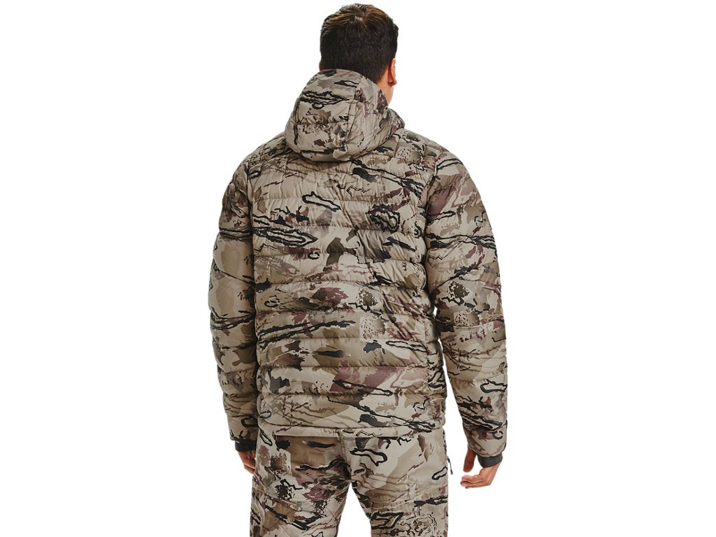 Under Armour Mens Storm Ridge Reaper Down Hooded Jacket - Water Repellent and Ethically Sourced Insulation