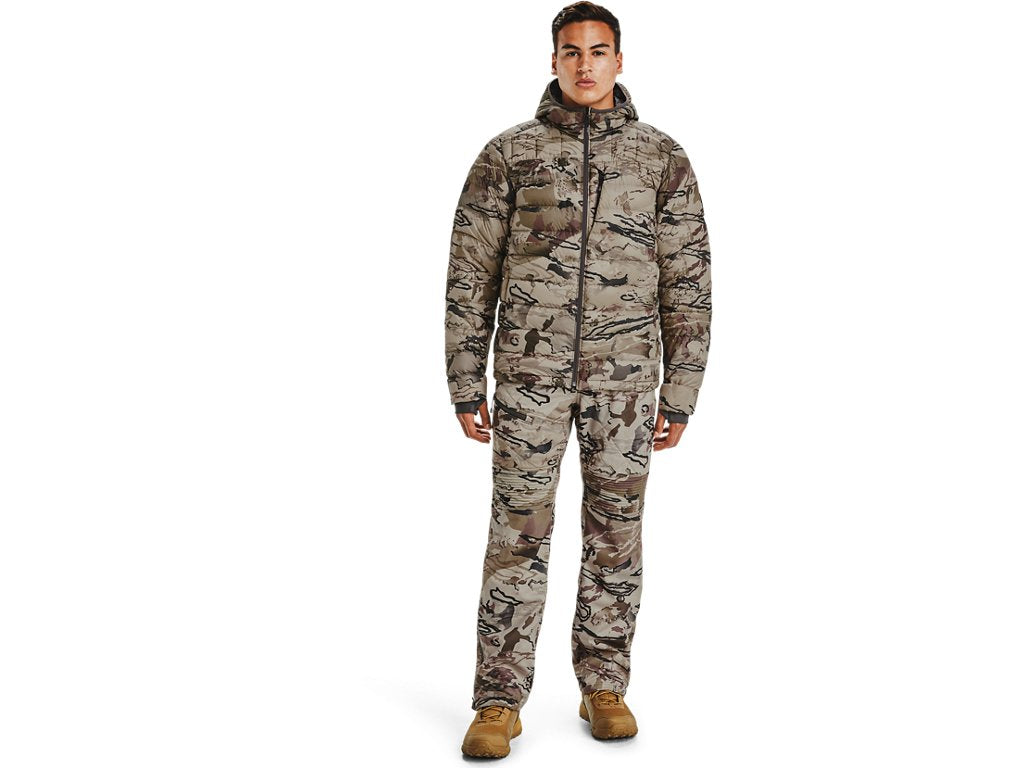 Under Armour Mens Storm Ridge Reaper Down Hooded Jacket - Water Repellent and Ethically Sourced Insulation