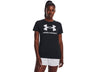 Under Armour Womens Rival Logo Short Sleeve T-Shirt - Quick-Drying Cotton Blend
