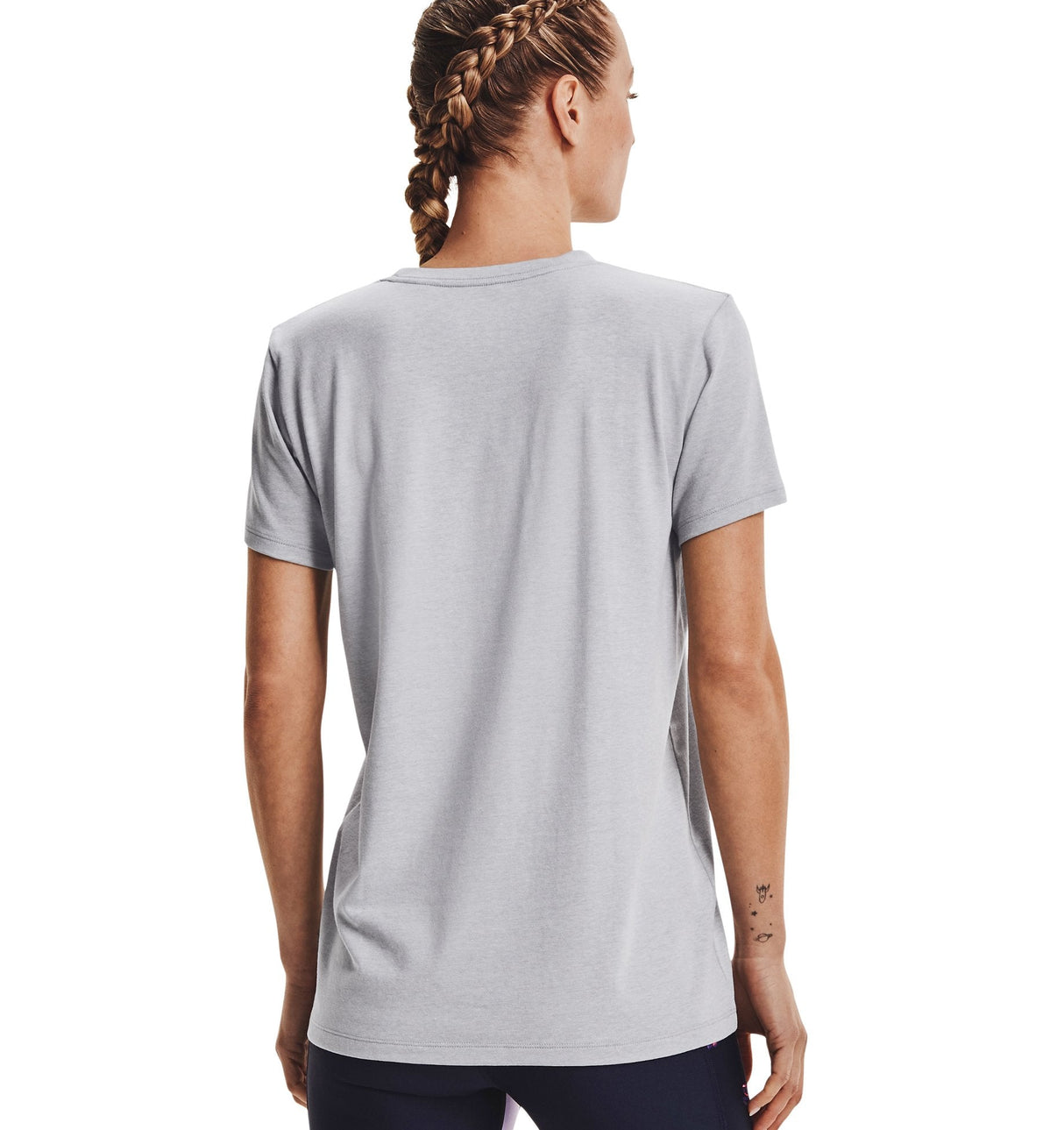Under Armour Womens Rival Logo Short Sleeve T-Shirt - Quick-Drying Cotton Blend