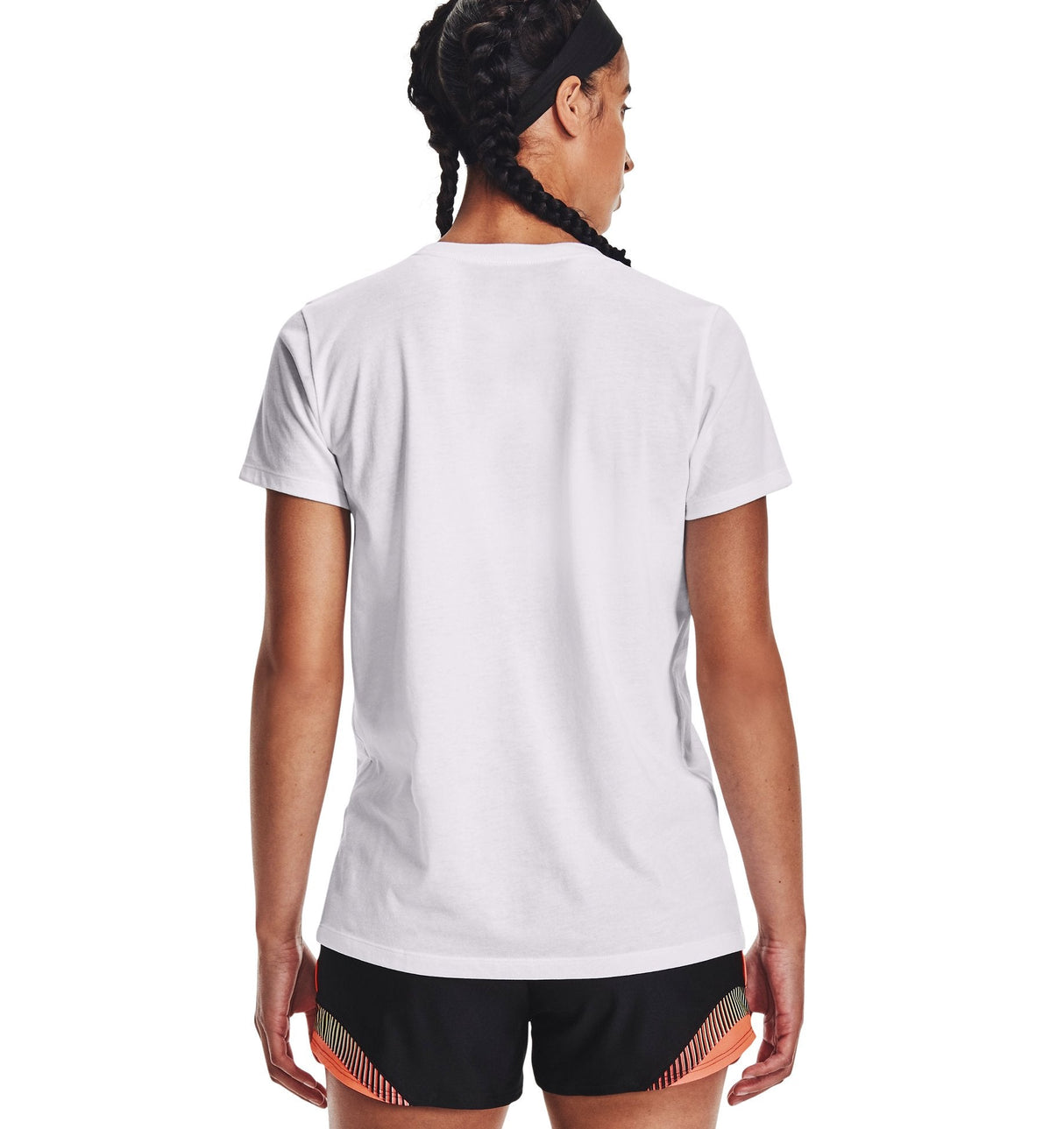 Under Armour Womens Rival Logo Short Sleeve T-Shirt - Quick-Drying Cotton Blend