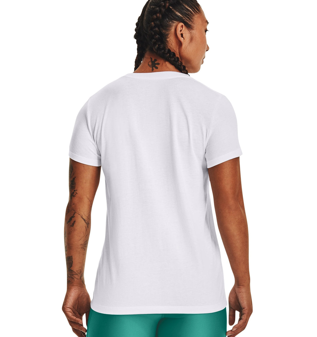 Under Armour Womens Rival Logo Short Sleeve T-Shirt - Quick-Drying Cotton Blend