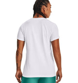 Under Armour Womens Rival Logo Short Sleeve T-Shirt - Quick-Drying Cotton Blend