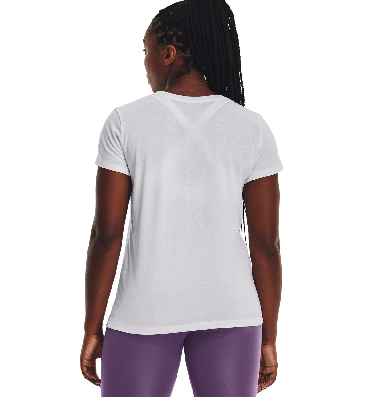 Under Armour Womens Rival Logo Short Sleeve T-Shirt - Quick-Drying Cotton Blend