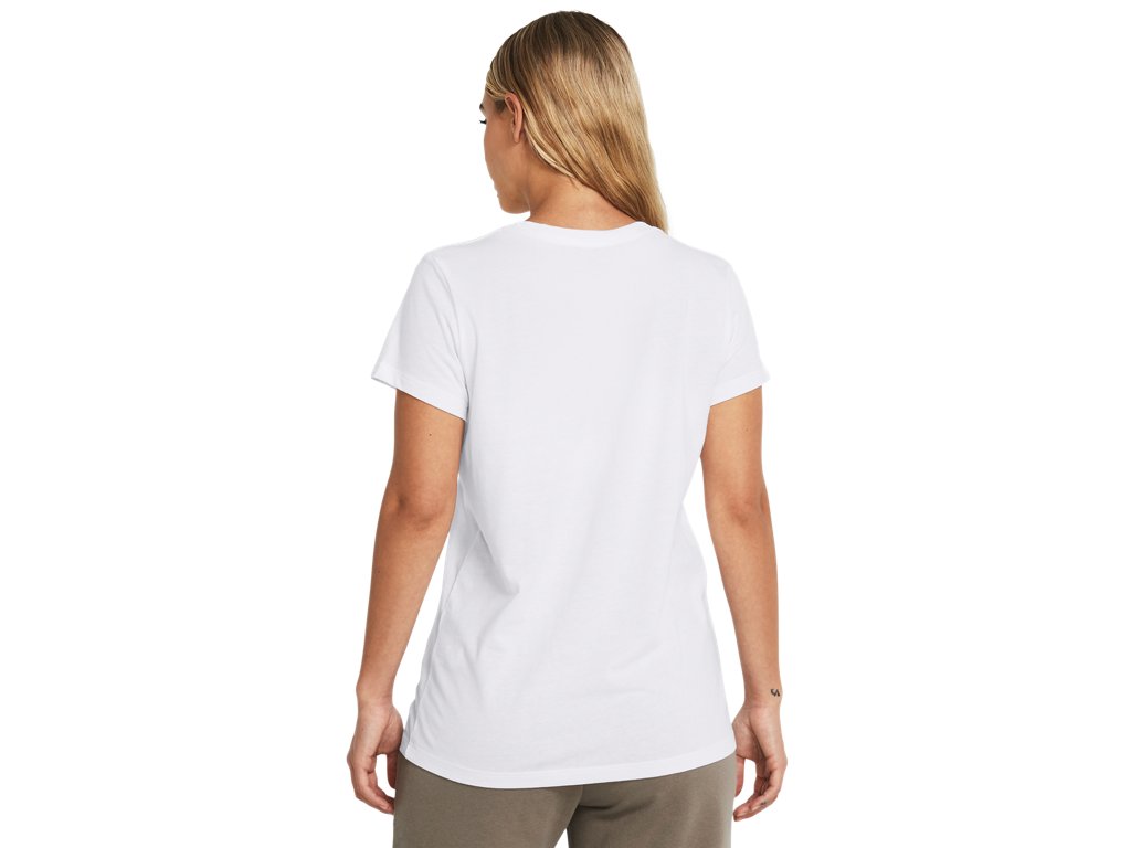 Under Armour Womens Rival Logo Short Sleeve T-Shirt - Quick-Drying Cotton Blend
