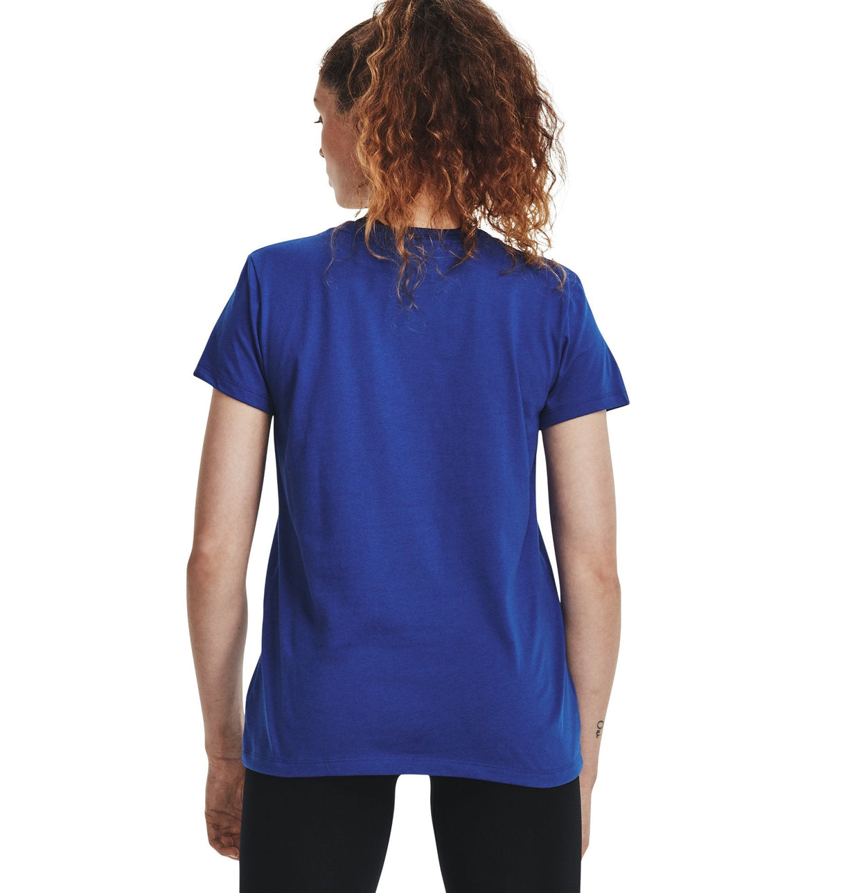 Under Armour Womens Rival Logo Short Sleeve T-Shirt - Quick-Drying Cotton Blend