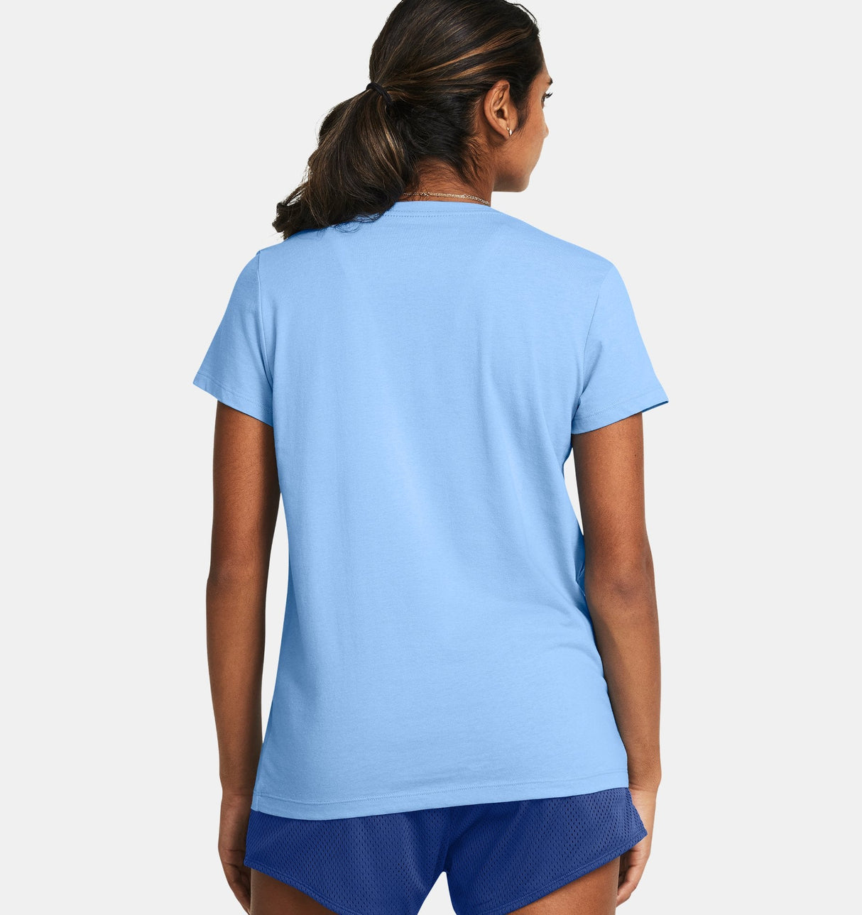 Under Armour Womens Rival Logo Short Sleeve T-Shirt - Quick-Drying Cotton Blend