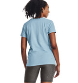 Under Armour Womens Rival Logo Short Sleeve T-Shirt - Quick-Drying Cotton Blend