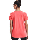 Under Armour Womens Rival Logo Short Sleeve T-Shirt - Quick-Drying Cotton Blend