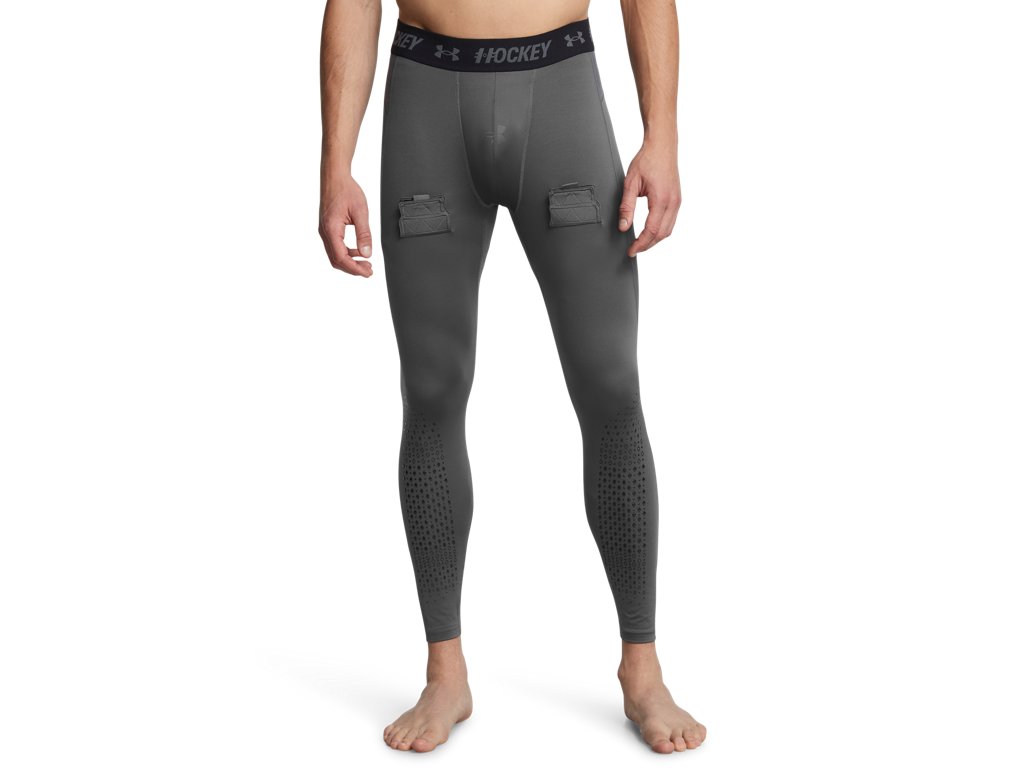Under Armour Men's UA Hockey Compression Leggings - HeatGear Armour with Strategic Ventilation