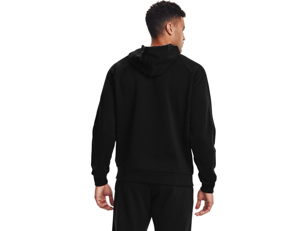 Under Armour Men's Rival Fleece Full Zip Hoodie - Ultra-Soft Mid-Weight Cotton Blend