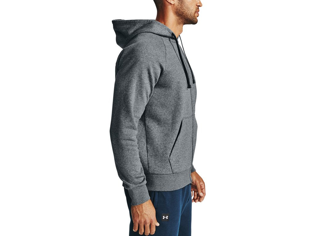Under Armour Men's Rival Fleece Full Zip Hoodie - Ultra-Soft Mid-Weight Cotton Blend