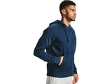 Under Armour Men's Rival Fleece Full Zip Hoodie - Ultra-Soft Mid-Weight Cotton Blend