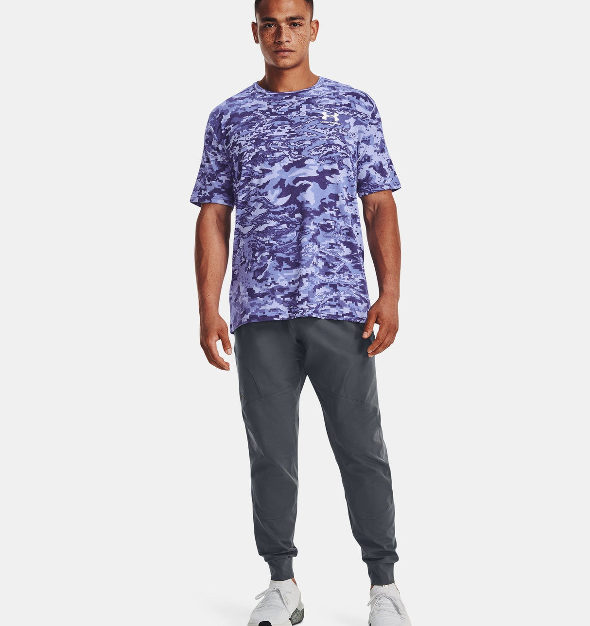 Under Armour Mens ABC Camo Short Sleeve T-Shirt - Quick-Drying Comfort