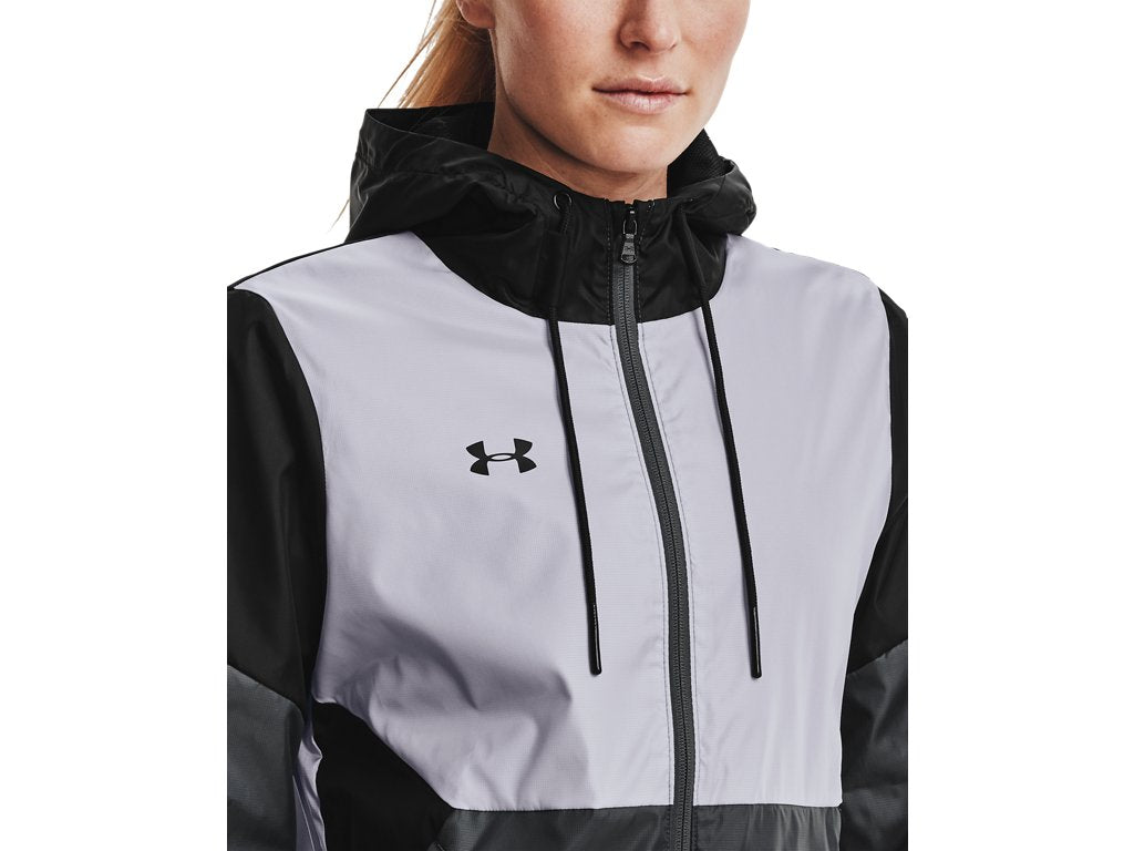 Under Armour Womens Legacy Team Windbreaker Jacket - Breathable and Water Repellent